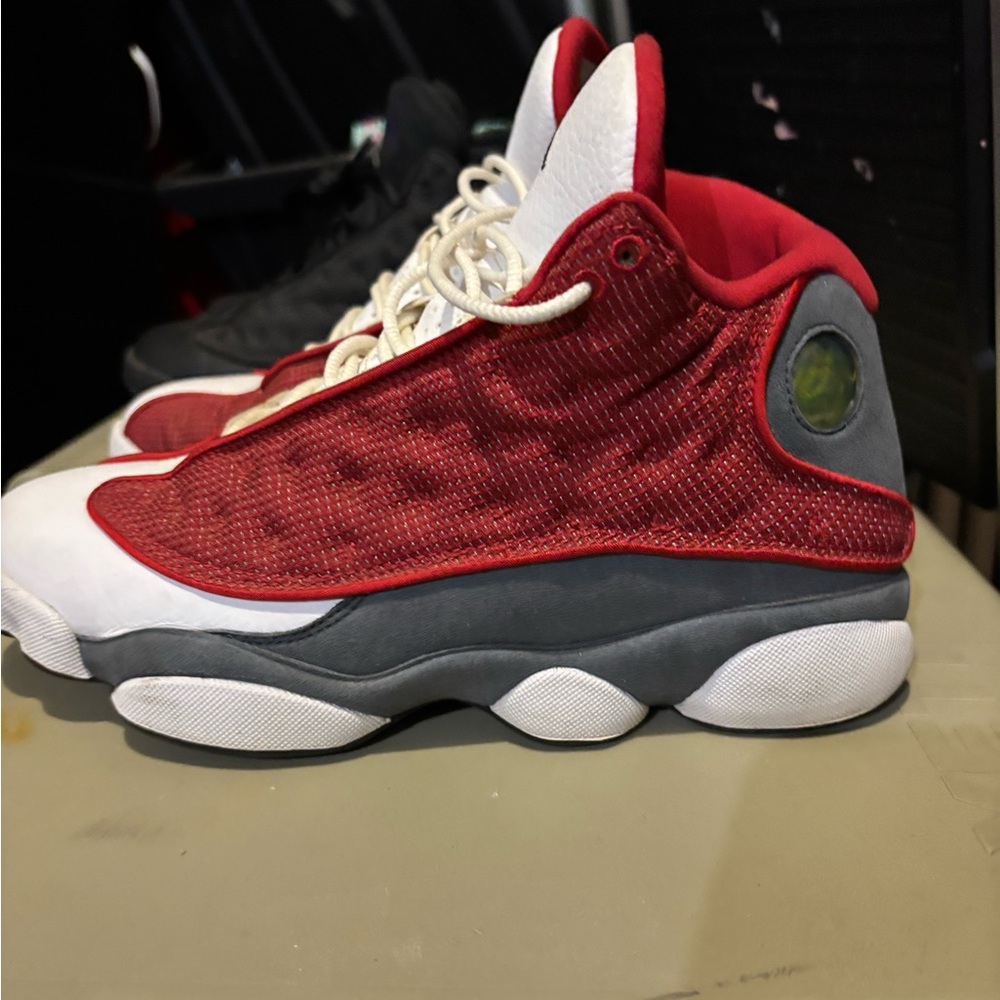 Jordan Red and White Sneakers Jordan 13